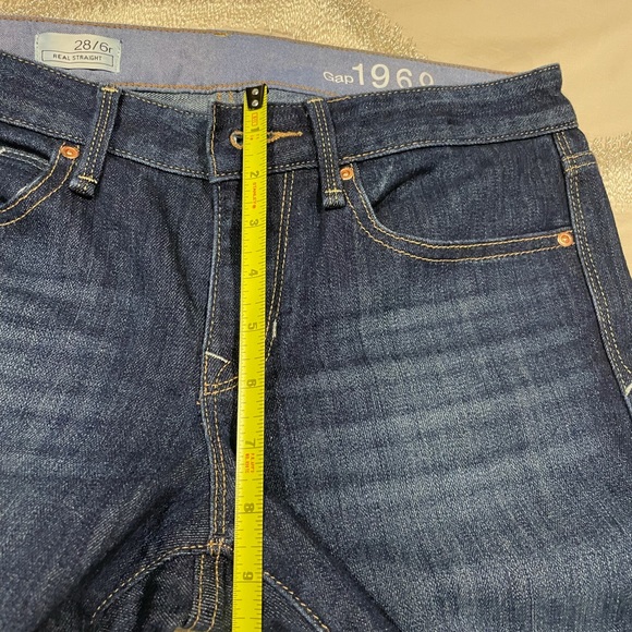Gap dark denim straight leg jeans - Picture 4 of 4